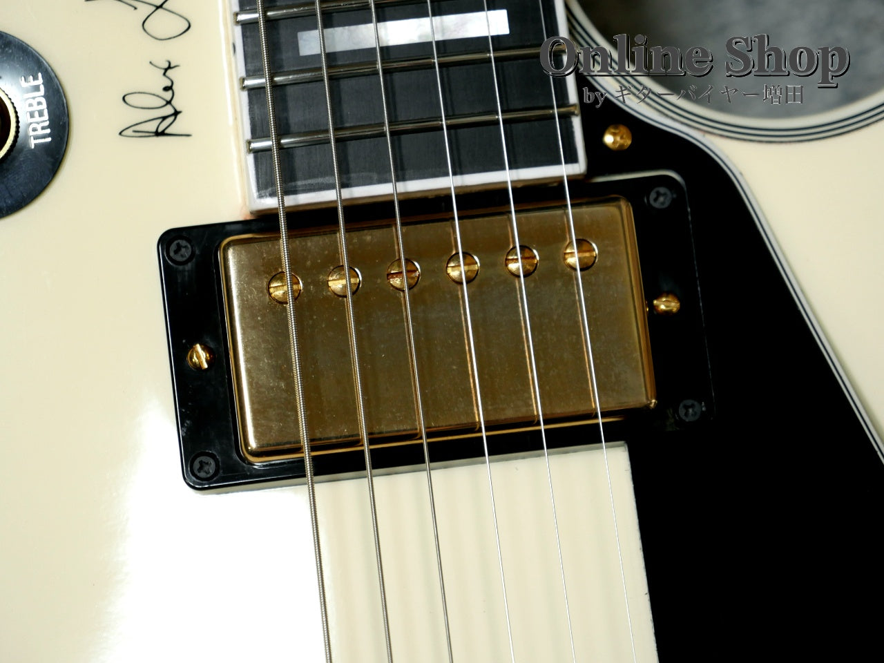 USED 2017 Gibson Memphis LIMITED EDITION Alex Lifeson ES-Les Paul Custom Classic White