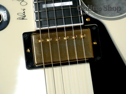 USED 2017 Gibson Memphis LIMITED EDITION Alex Lifeson ES-Les Paul Custom Classic White