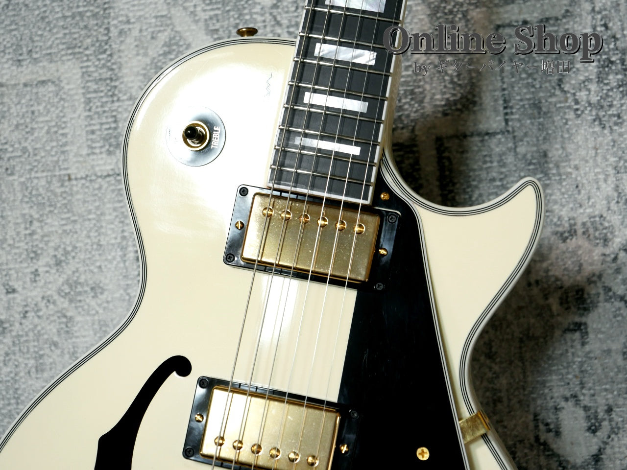USED 2017 Gibson Memphis LIMITED EDITION Alex Lifeson ES-Les Paul Custom Classic White