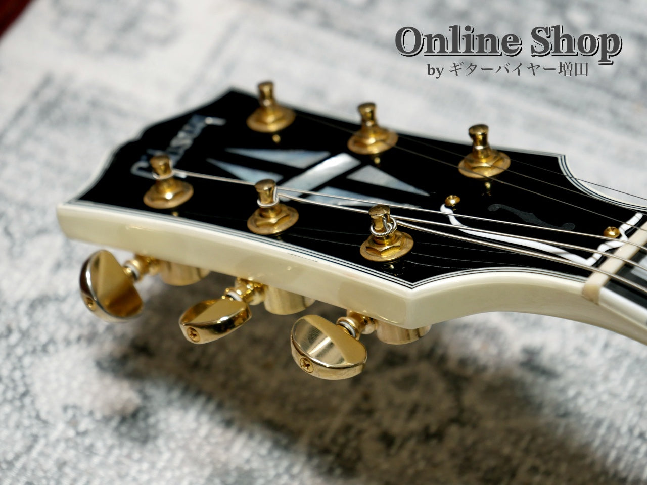 USED 2017 Gibson Memphis LIMITED EDITION Alex Lifeson ES-Les Paul Custom Classic White