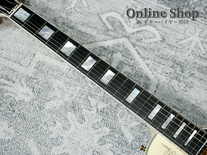 USED 2017 Gibson Memphis LIMITED EDITION Alex Lifeson ES-Les Paul Custom Classic White