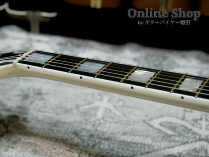 USED 2017 Gibson Memphis LIMITED EDITION Alex Lifeson ES-Les Paul Custom Classic White