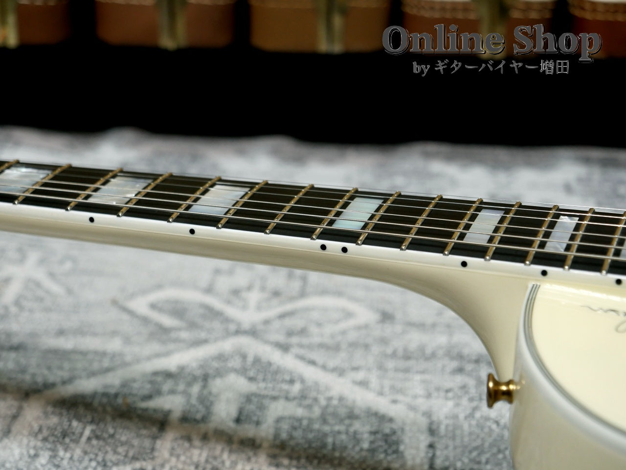 USED 2017 Gibson Memphis LIMITED EDITION Alex Lifeson ES-Les Paul Custom Classic White