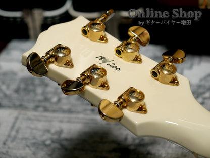 USED 2017 Gibson Memphis LIMITED EDITION Alex Lifeson ES-Les Paul Custom Classic White