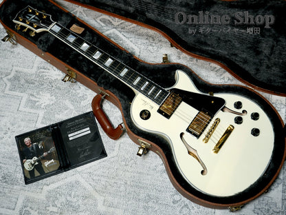 USED 2017 Gibson Memphis LIMITED EDITION Alex Lifeson ES-Les Paul Custom Classic White