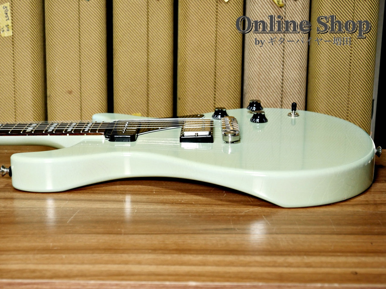 USED 2023 b3 Guitars SL-Jr "Korina" Daphne Blue Ex Light