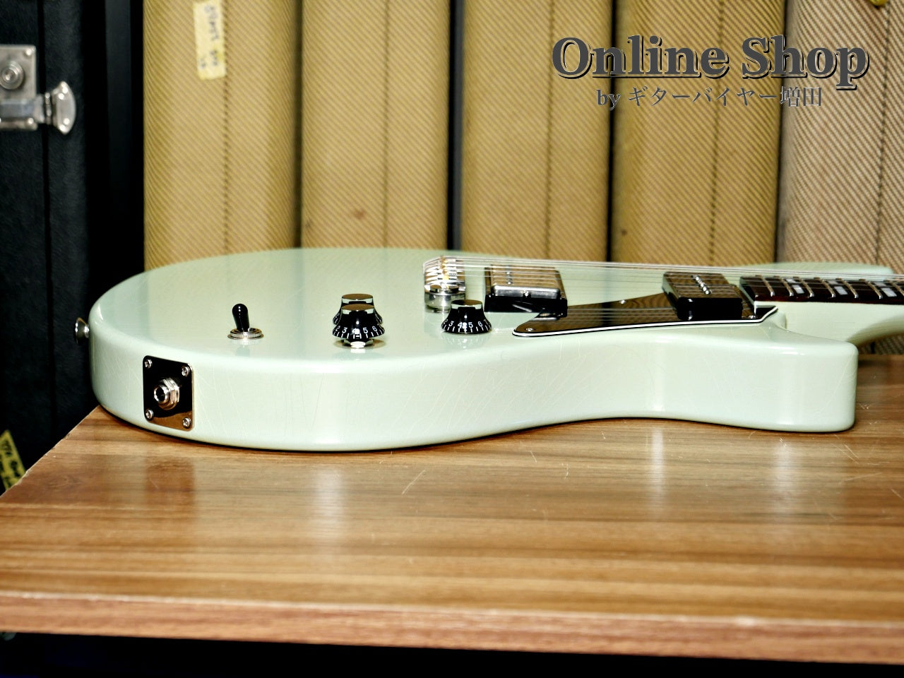 USED 2023 b3 Guitars SL-Jr "Korina" Daphne Blue Ex Light
