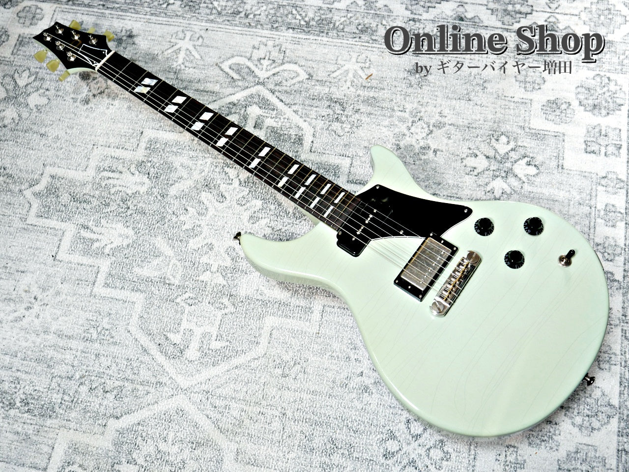 USED 2023 b3 Guitars SL-Jr "Korina" Daphne Blue Ex Light