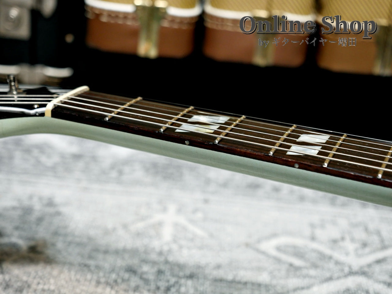 USED 2023 b3 Guitars SL-Jr "Korina" Daphne Blue Ex Light