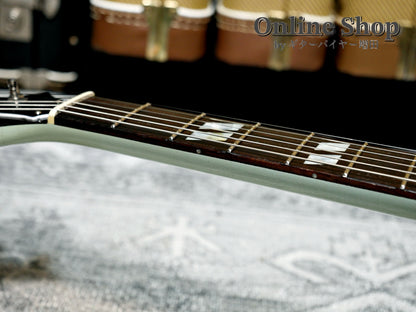 USED 2023 b3 Guitars SL-Jr "Korina" Daphne Blue Ex Light