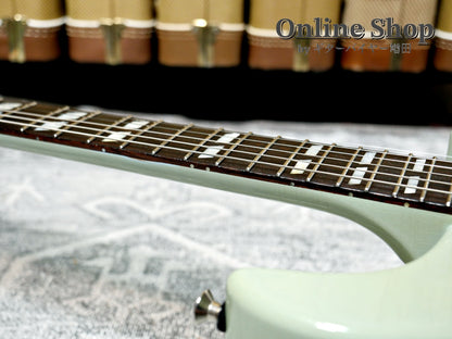 USED 2023 b3 Guitars SL-Jr "Korina" Daphne Blue Ex Light