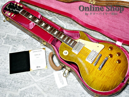 USED 2023 Gibson Custom Shop Murphy Lab 1959 Les Paul Standard Reissue Heavy Aged Green Lemon Fade