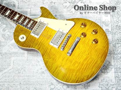 USED 2023 Gibson Custom Shop Murphy Lab 1959 Les Paul Standard Reissue Heavy Aged Green Lemon Fade