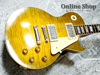 USED 2023 Gibson Custom Shop Murphy Lab 1959 Les Paul Standard Reissue Heavy Aged Green Lemon Fade