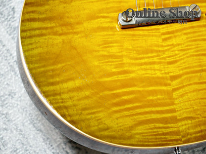 USED 2023 Gibson Custom Shop Murphy Lab 1959 Les Paul Standard Reissue Heavy Aged Green Lemon Fade