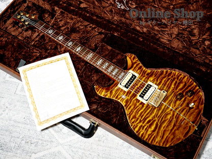 USED 2009 Paul Reed Smith Private Stock #2390 Santana II "Pernambuco Neck & Brazilian Rosewood FB" Burnt Gold