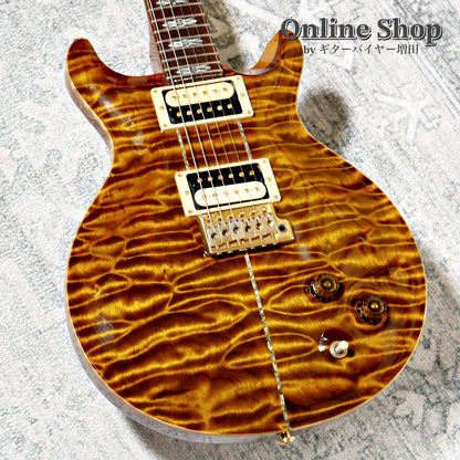 USED 2009 Paul Reed Smith Private Stock #2390 Santana II "Pernambuco Neck & Brazilian Rosewood FB" Burnt Gold