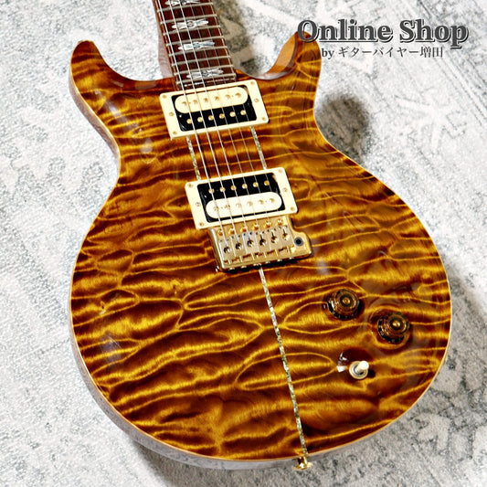 USED 2009 Paul Reed Smith Private Stock #2390 Santana II "Pernambuco Neck & Brazilian Rosewood FB" Burnt Gold