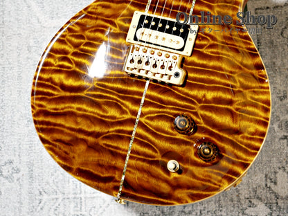 USED 2009 Paul Reed Smith Private Stock #2390 Santana II "Pernambuco Neck & Brazilian Rosewood FB" Burnt Gold
