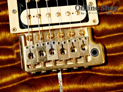 USED 2009 Paul Reed Smith Private Stock #2390 Santana II "Pernambuco Neck & Brazilian Rosewood FB" Burnt Gold