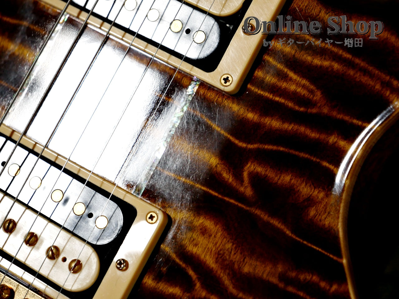 USED 2009 Paul Reed Smith Private Stock #2390 Santana II "Pernambuco Neck & Brazilian Rosewood FB" Burnt Gold