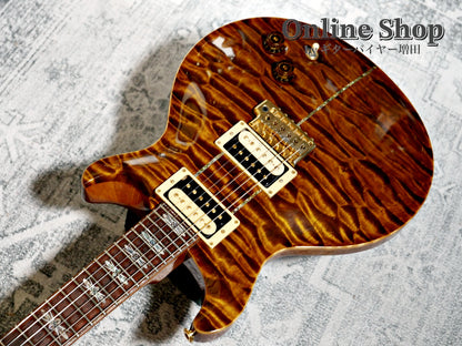 USED 2009 Paul Reed Smith Private Stock #2390 Santana II "Pernambuco Neck & Brazilian Rosewood FB" Burnt Gold