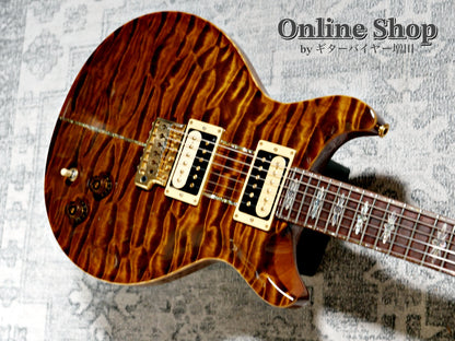 USED 2009 Paul Reed Smith Private Stock #2390 Santana II "Pernambuco Neck & Brazilian Rosewood FB" Burnt Gold