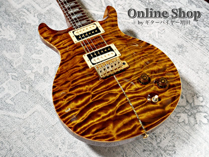 USED 2009 Paul Reed Smith Private Stock #2390 Santana II "Pernambuco Neck & Brazilian Rosewood FB" Burnt Gold