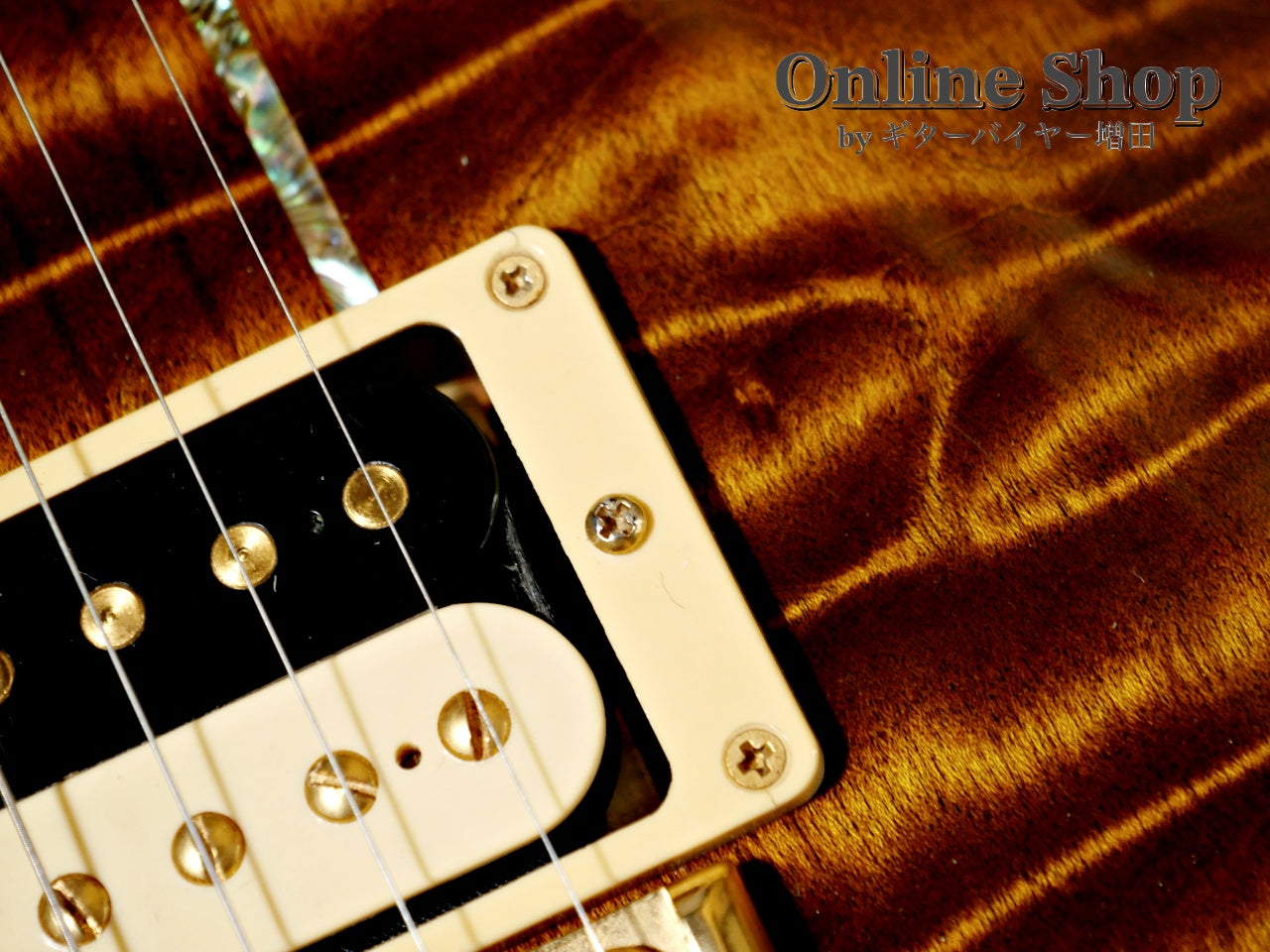 USED 2009 Paul Reed Smith Private Stock #2390 Santana II "Pernambuco Neck & Brazilian Rosewood FB" Burnt Gold