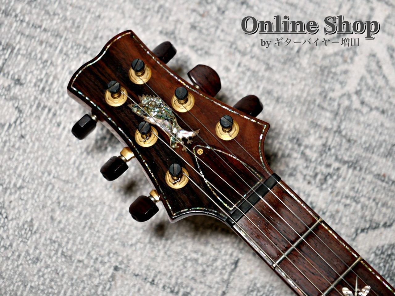 USED 2009 Paul Reed Smith Private Stock #2390 Santana II "Pernambuco Neck & Brazilian Rosewood FB" Burnt Gold