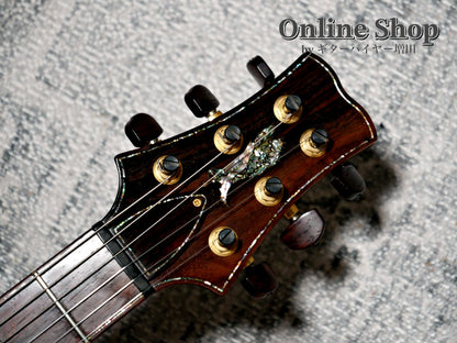 USED 2009 Paul Reed Smith Private Stock #2390 Santana II "Pernambuco Neck & Brazilian Rosewood FB" Burnt Gold