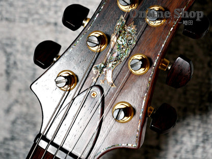 USED 2009 Paul Reed Smith Private Stock #2390 Santana II "Pernambuco Neck & Brazilian Rosewood FB" Burnt Gold