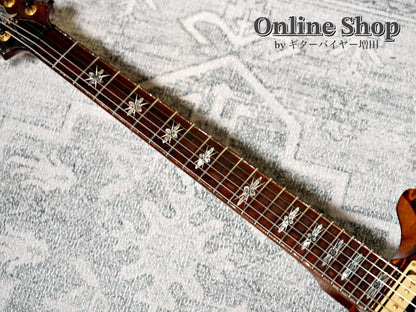 USED 2009 Paul Reed Smith Private Stock #2390 Santana II "Pernambuco Neck & Brazilian Rosewood FB" Burnt Gold
