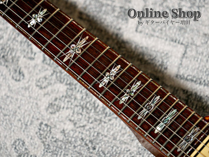 USED 2009 Paul Reed Smith Private Stock #2390 Santana II "Pernambuco Neck & Brazilian Rosewood FB" Burnt Gold