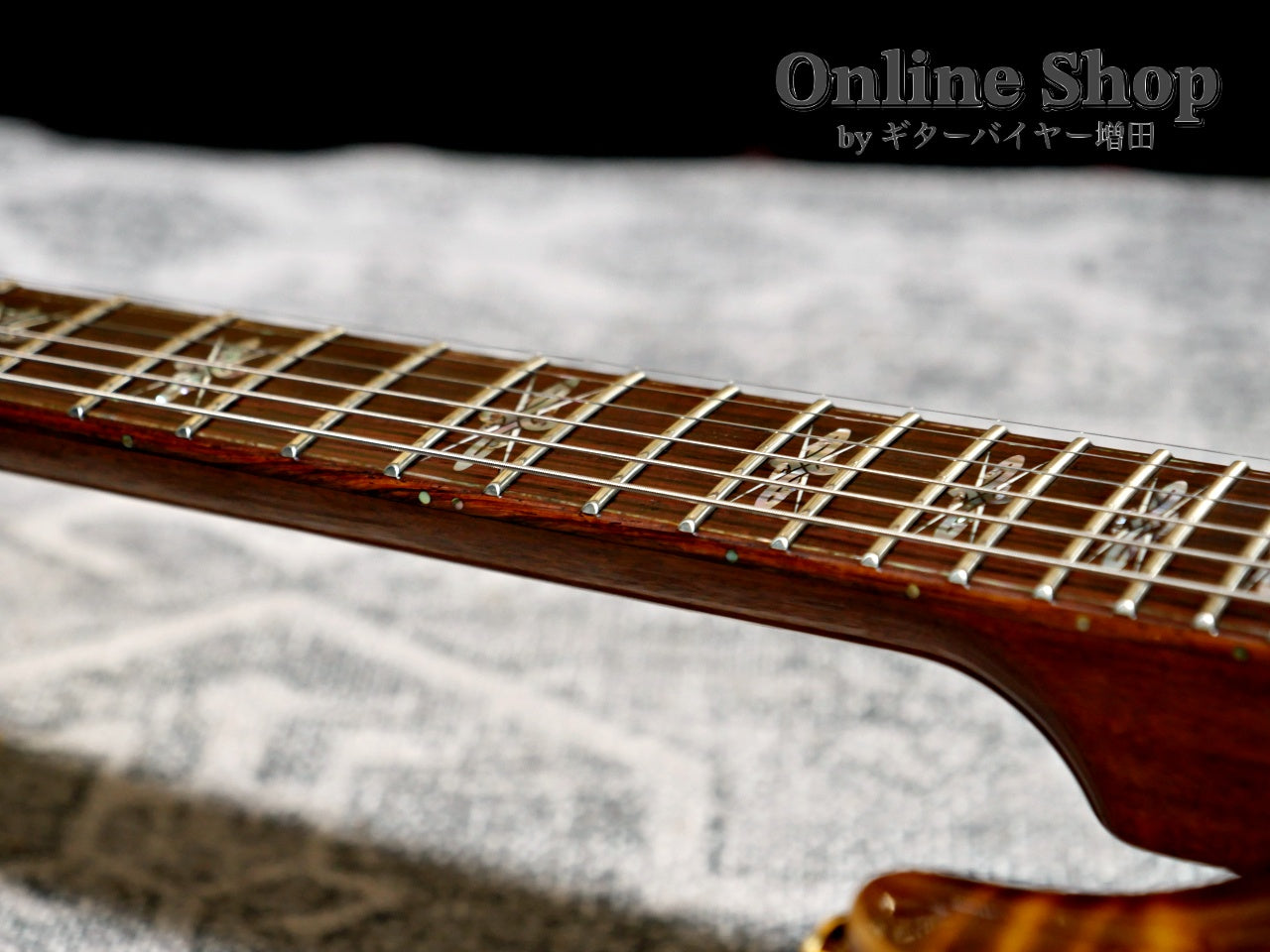 USED 2009 Paul Reed Smith Private Stock #2390 Santana II "Pernambuco Neck & Brazilian Rosewood FB" Burnt Gold
