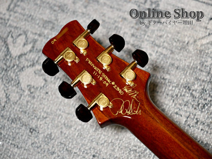 USED 2009 Paul Reed Smith Private Stock #2390 Santana II "Pernambuco Neck & Brazilian Rosewood FB" Burnt Gold