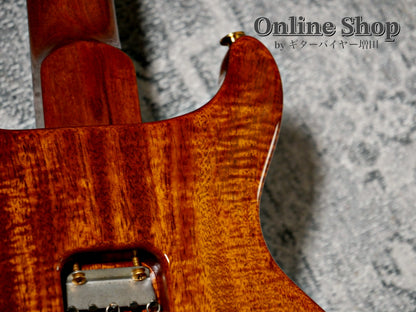 USED 2009 Paul Reed Smith Private Stock #2390 Santana II "Pernambuco Neck & Brazilian Rosewood FB" Burnt Gold