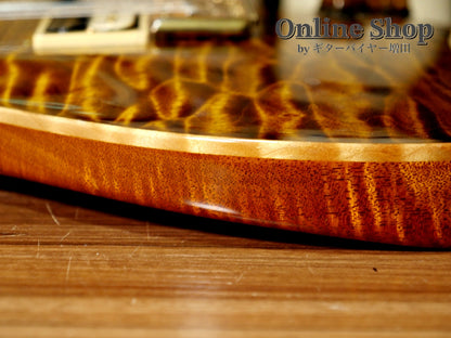 USED 2009 Paul Reed Smith Private Stock #2390 Santana II "Pernambuco Neck & Brazilian Rosewood FB" Burnt Gold