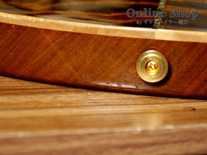 USED 2009 Paul Reed Smith Private Stock #2390 Santana II "Pernambuco Neck & Brazilian Rosewood FB" Burnt Gold