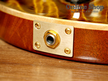 USED 2009 Paul Reed Smith Private Stock #2390 Santana II "Pernambuco Neck & Brazilian Rosewood FB" Burnt Gold