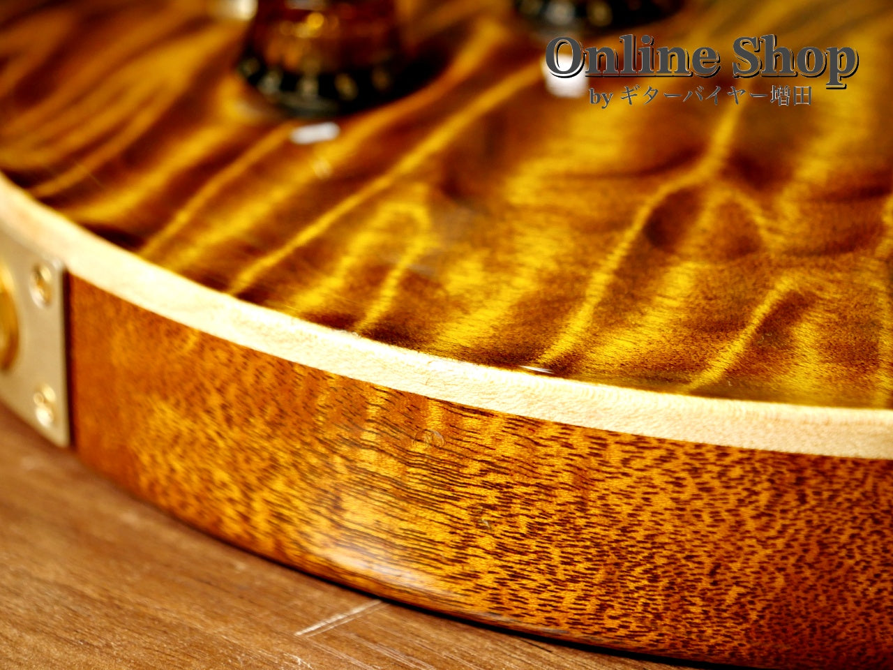 USED 2009 Paul Reed Smith Private Stock #2390 Santana II "Pernambuco Neck & Brazilian Rosewood FB" Burnt Gold