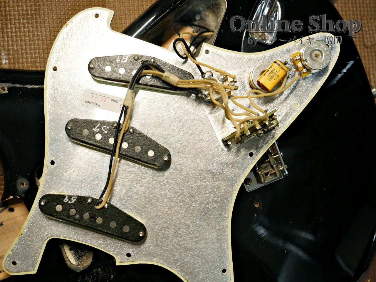 USED 2012 Fender USA "ALL NEW" American Vintage '59 Stratocaster Black / Rosewood