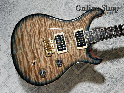 USED 2015 Paul Reed Smith Private Stock #5766 Custom 24 "Brazilian Rosewood Fingerboard" Turquoise Smoked Burst