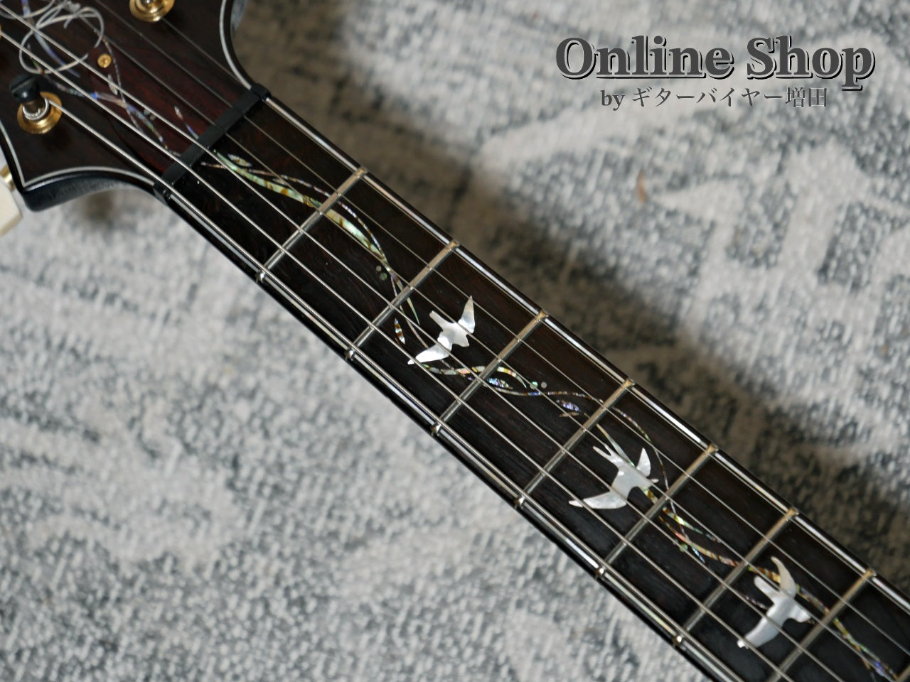 USED 2015 Paul Reed Smith Private Stock #5766 Custom 24 "Brazilian Rosewood Fingerboard" Turquoise Smoked Burst