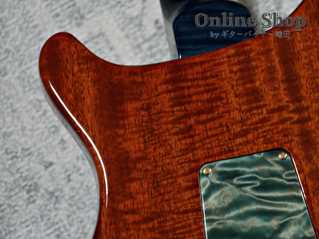 USED 2015 Paul Reed Smith Private Stock #5766 Custom 24 "Brazilian Rosewood Fingerboard" Turquoise Smoked Burst