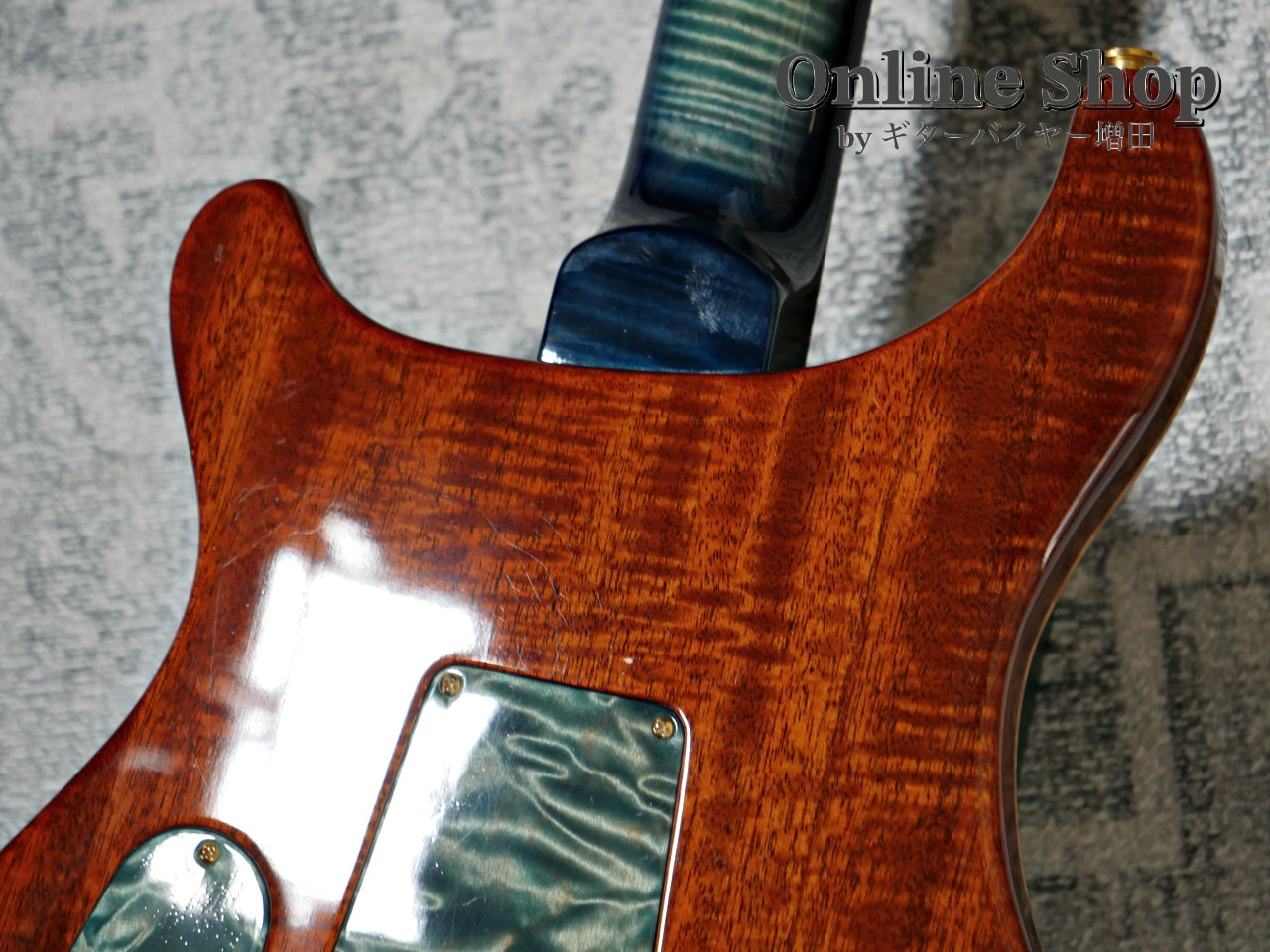 USED 2015 Paul Reed Smith Private Stock #5766 Custom 24 "Brazilian Rosewood Fingerboard" Turquoise Smoked Burst