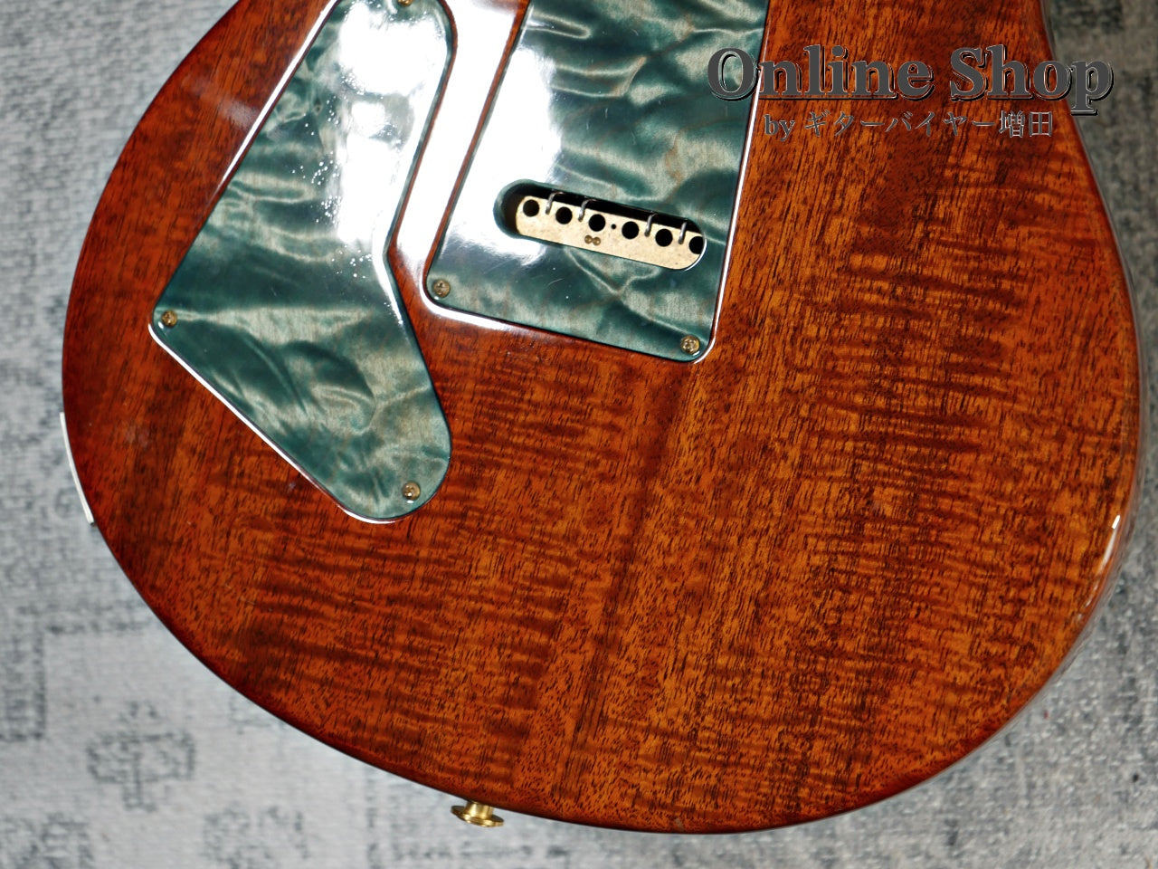 USED 2015 Paul Reed Smith Private Stock #5766 Custom 24 "Brazilian Rosewood Fingerboard" Turquoise Smoked Burst