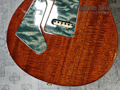 USED 2015 Paul Reed Smith Private Stock #5766 Custom 24 "Brazilian Rosewood Fingerboard" Turquoise Smoked Burst