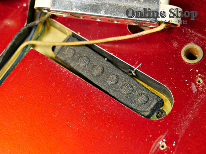 USED 2014 Fender Custom Shop MBS "Dale Wilson" 1965 Jaguar Relic Matching Head Candy Apple Red