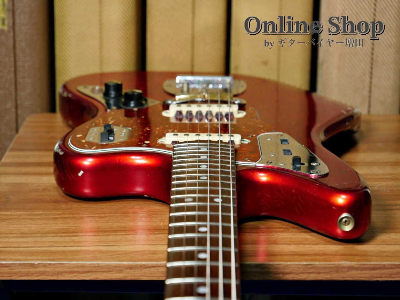 USED 2014 Fender Custom Shop MBS "Dale Wilson" 1965 Jaguar Relic Matching Head Candy Apple Red